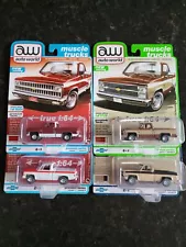 Auto World Muscle Trucks Lot Of 4