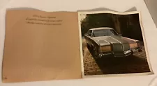 1975 Chrysler Imperial LeBaron Sales Brochure 14 Pg Auto Dealer Advertising