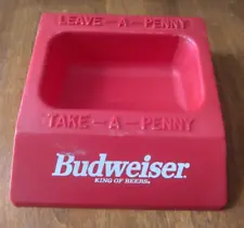 Budweiser King of Beers Penny Tray Leave Penny-Take a Penny Counter Top Display