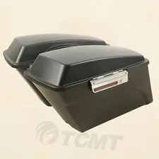 Matte Saddlebags Fit For Harley Touring Road King Glide FLTR FLHR 1994-2013 Used