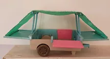 Vintage Fisher Price 1997 Pop-Up Tent Camper Trailer 74682 Loving Family