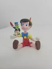 Vtg Disney Applause Pinocchio Jiminy Cricket Cake Topper Toy Figure 2”