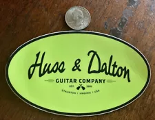 Huss & Dalton Guitar Co. STICKER - Acoustic Electric Boutique Staunton VA USA