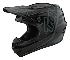 TROY LEE DESIGNS TLD GP YOUTH HELMET SILHOUETTE BLACK GREY KIDS CHEAP MX SALE