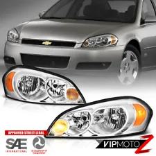 For 06-13 Chevrolet Impala [FACTORY STYLE] LT LS LTZ SS Touring LH+RH Headlight (For: 2016 Impala Limited)