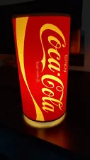 Rare Vintage Coca Cola Coke Can Desk / Table Lamp 1970s