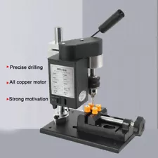 Mini Bench Drill Press Adjustable 7-Speed Benchtop Drilling For Jewelry Making