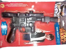 Cutom Hand Painted Han Solo toy Blaster Pistol Prop Star Wars Cosplay Costume
