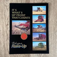 Farm Sales Brochure for Combine ‘Pick up a Rake-Up’ 1980s, Printed in Canada