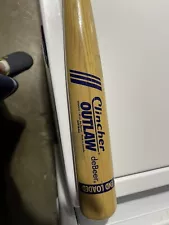 DeBeer Clincher Outlaw W1510CO Wood Softball Bat 35” 40oz Big Barrel End Loaded