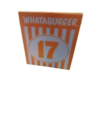 Whataburger Table Tent Number 17