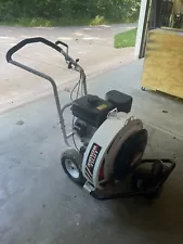 Gas powered walk behind leaf blower