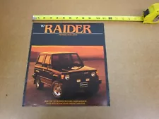 1987 Dodge Raider sales brochure 8 page ORIGINAL literature