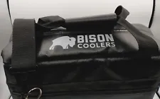 Bison Softpak Cooler w/Bison Bottle Opener Holds 12 cans + 5lbs Ice Made in USA