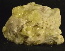 #3806 Sulfur Crystals on Matrix - from Mexico or Nevada