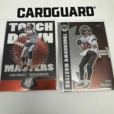 Tom Brady Mosaic 2021 Touchdown Masters 2 Card Lot