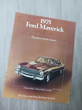 1975 Ford MAVERICK Brochure / Catalog with Spec's: GRABBER,