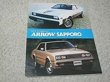 1979 CANADIAN PLYMOUTH ARROW/SAPPORO SALES BROCHURE