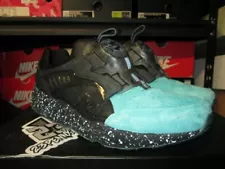 SALE PUMA DISC COAT OF ARMS 2 RONNIE FIEG KITH BLACK ATLANTIS BLUE 356609 01