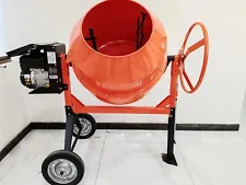 "BM" GAS CEMENT MIXER 8.83cu ft WITH BRIGG & STRATTON 3.5HP ENGINE 270lb Cap