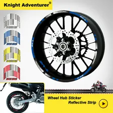 RIM STRIPES WHEEL DECALS TAPE STICKERS FOR SUZUKI DRZ400SM DR-Z 400SM 2005-2021