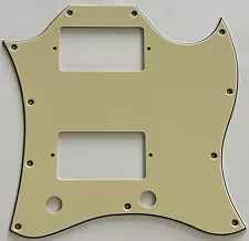 For Gibson SG Standard Full Face Guitar Pickguard Scratch Plate Vintage Yellow