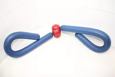 Vintage Thigh Master Suzanne Somers Workout Exercise Leg Machine Blue/Red guc!