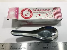 12pcs Rocket brand Spoon Thai Stainless Steel Chinese Spoon for Rice , Soup