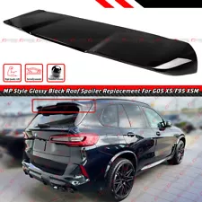 FOR 19-25 BMW G05 X5 F95 X5M MP STYLE GLOSS BLACK EXTENDED ROOF SPOILER WING LID (For: BMW X5)