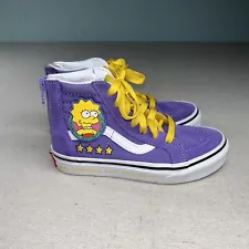 Vans x The Simpsons Shoes Kids 13.5 Lisa for President Hi Sk8 Old School Shoes