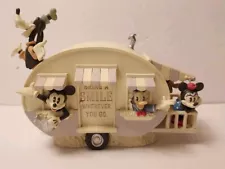 HALLMARK DISNEY MICKEY & FRIENDS CAMPER TRAILER "BRING A SMILE WHEREVER YOU GO"