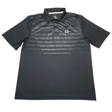 Cinch Polo Shirt Men’s Size Large Black Short Sleeve Logo Stretch