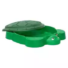 Little Tikes Turtle Sandbox With Cover for Kids Outdoor Creative Play