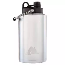 1-Gallon Insulated Stainless-Steel Water Jug, Silver