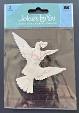 Wedding Doves Dimensional Embellishment by Jolee's by You 2 x 2 3/4" ea