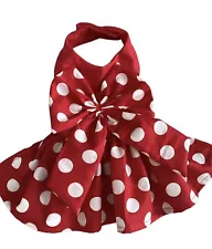 Handmade Polkadot Dog Dress Size Small On Sale For 9.99