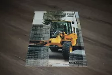 Volvo B series compact wheel loader sales brochure 2001