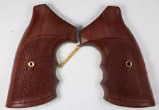 Colt trooper grips, Colt Mk III J frame,Colt Lawman MK V, Hardwood,NEW OLD STOCK