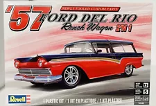 Revell 1957 Ford Del Rio Ranch Wagon 2'N1 - 1:25 Scale Plastic Model Kit 14548