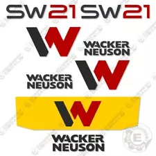 Fits Wacker Neuson SW21 Decal Kit Skid Steer - 7 YEAR OUTDOOR 3M VINYL!