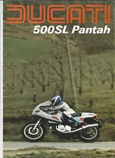 1980 Ducati 500 SL Pantah desmo original brochure brochure brochure