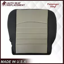 For 2012 Dodge Ram Work Truck PASSENGER Bottom Seat Cover 2 Tone Gray/Dark Gray