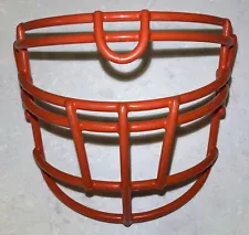 Riddell Football Helmet Facemask Ray Lewis Style Orange RJOP UB DW Used