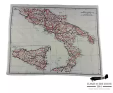 WW2 Italy/Sicily Silk Escape Map