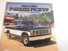 1985 Ford F-Series Pickup sales brochure - vintage