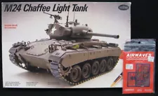 1/35 Testors Italeri Models M24 CHAFFEE TANK with AIRWAVES PHOTO ETCH SET *NMIB*