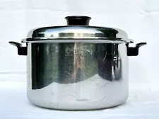 Townecraft Cookware 12 Quart Stock Pot 5 Ply Stainless Steel Chefs Ware