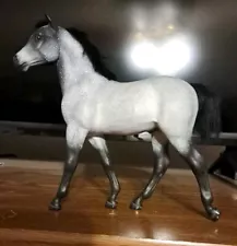 Breyer Custom Foal Signed Glass Eyes Fake Hair Mane And Tail