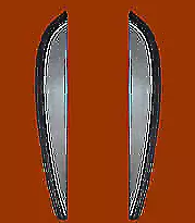 Studebaker CK Coupe Front of Rear Wheel Inner Quarter Baffle Set L & R1953-1964