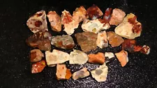 MEXICAN FIRE OPAL IN MATRIX ROUGH SPECIMENS 280 CARATS